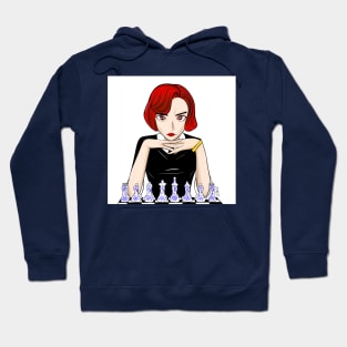 beth the chess champion in cartoon arts Hoodie